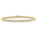 14k Yellow Gold 4ct TDW Diamond Tennis Bracelet (G-H, I1-I2)