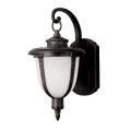 Outdoor 1-light Black Wall Light