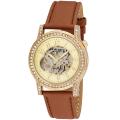 Akribos XXIV Women's Open Heart Skeleton Automatic Dress Watch