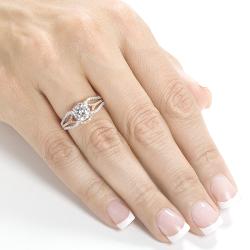 18k Two-tone Gold 1 1/2ct TDW Diamond Engagement Ring (F-G, I1-I2)