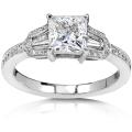18k White Gold 1 1/2ct TDW Diamond Engagement Ring (G-H, I1-I2)