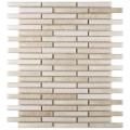 Somertile 10.75x12.75-in Samoan Brick 1/2x3-1/2-in Glacier Porcelain Mosaic Tile (Pack of 10)