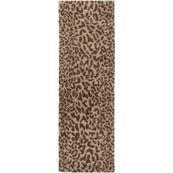 Hand-tufted Whimsy Tan Wool Rug (3' x 12')
