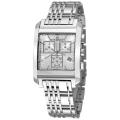 Burberry Men's 'Square' Silver Dial Chronograph Watch