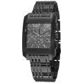 Burberry Men's 'Square' Black Dial Chronograph Watch