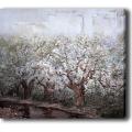 'Snow on trees' Giclee Canvas Art