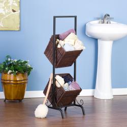 Burnet Espresso 2-tier Basket Storage