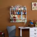 Miliam White Wall Mount Craft Storage Rack