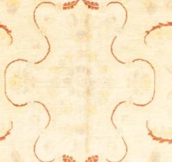 Afghani Hand-knotted Ivory Vegetable Dye Oushak Wool Rug (11'6 x 16')