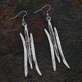 Silverplated Pewter Branches Dangle Earrings (Turkey)