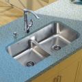 Vigo Undermount Stainless Steel Kitchen Sink, Faucet and Dispenser