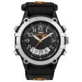 Timex Men's Rugged Combo Black Dial Velcro Watch