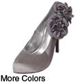 Liliana by Journee Co Women's 'Chica-10' Floral Detail Platform Pumps