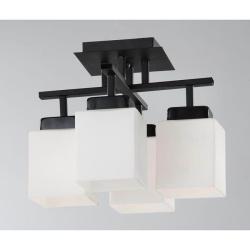 Otis Designs 4-light Black Flush-mount Chandelier