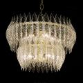 Kerchief 8-light Polished Brass Finish Chandelier
