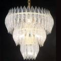 Kerchief 9-light Polished Brass Finish Chandelier