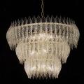 Kerchief 11-light Polished Brass Finish Chandelier