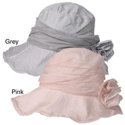 Adi Designs Women's 4-inch Slanted Wire Brim Hat