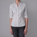 Derek Heart Junior's Cotton Woven Ditzy Print Buttoned Blouse