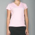 Golftini Women's Pink V-neck Golf Shirt