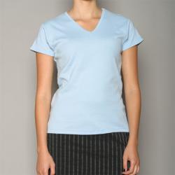 Golftini Women's Blue V-neck Golf Shirt