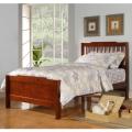 Simone Mahogany Twin-size Captain Bed