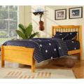 Simone Honey Pine Twin Captain Bed