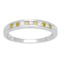 10k White Gold 1/4ct TDW Diamond Band (H-I, I3)