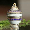 Benjarong Porcelain 'Classic Treasure' Jar (Thailand)
