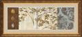 Daphne B 'Birch Textures I' Framed Print Art