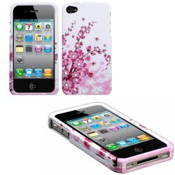 Premium Apple iPhone 4/ 4S Spring Flowers Rhinestone Case