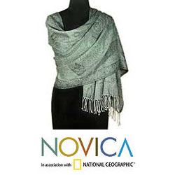Wool 'Quiet Aura' Shawl (India)