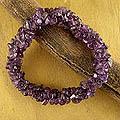 Amethyst 'Lilac Muse' Stretch Bracelet (India)