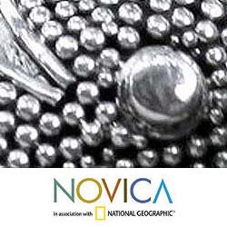 Sterling Silver 'Pisces' Brooch (Indonesia)