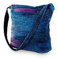 Bamboo Chenille 'Magical Moon' Medium Shoulder Bag (Guatemala)