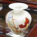 Handcrafted Blown Glass 'Precious' Vase (Guatemala)
