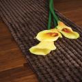 Cloud Nine Coffee Brown Reversible Table Runner