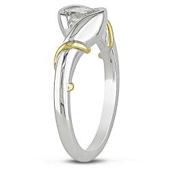 18k White Gold 1/2ct TDW Diamond Solitaire Ring (I, SI2)