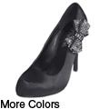Liliana by Journee Co Women's 'Gabana-2' Bow Detail Pumps