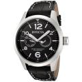 Invicta Men's 'Invicta II' Black Dial Calf Leather Strap Watch