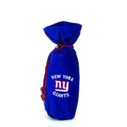 New York Giants 14-inch Velvet Wine Bottle Bag