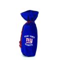 New York Giants 14-inch Velvet Wine Bottle Bag