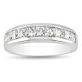 10k White Gold 1ct TDW Diamond Anniversary Ring (G-H, I2-I3)