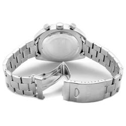 I by Invicta Men's Red Dial Stainless Steel Chronograph Watch
