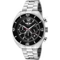 I by Invicta Men's Black Dial Stainless Steel Chronograph Watch