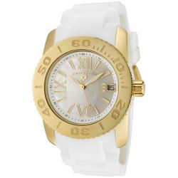 Swiss Legend Women's 'Commander' White Rubber Watch