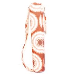 Dutch Wax Cloth Pink, Brown and Red Tripod Bag (Rwanda)