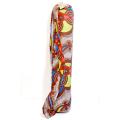 Dutch Wax Cloth Brown, Red, Green and Blue Tripod Bag (Rwanda)