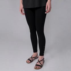 Journee Collection Junior's Stud and Zipper Trim Accent Leggings