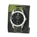Nemesis Men's Army Black Skull Watch